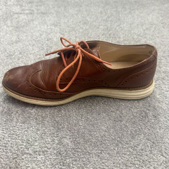 Cole Haan Lunar Grand Wingtip Oxford Leather Comfort Dress Shoes Mens 7 Brown main image 15